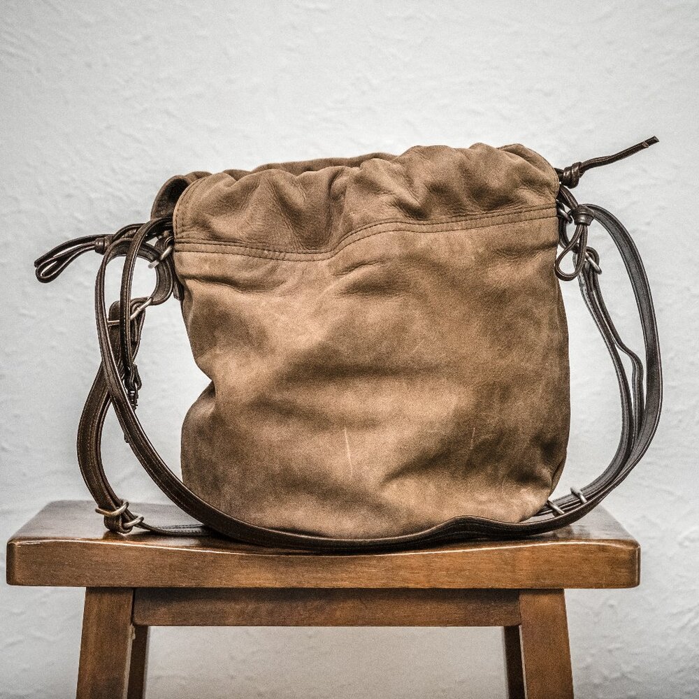 Rough & Tumble PF Small Train- Rustic Morel Leather